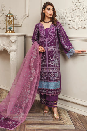 girl posing in purple dress by buraqstore traditional style