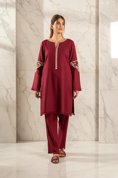 SF - 308 | Elegant Maroon Co Ord Set