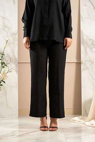 SF - 302| Plain Black Co Ord Set