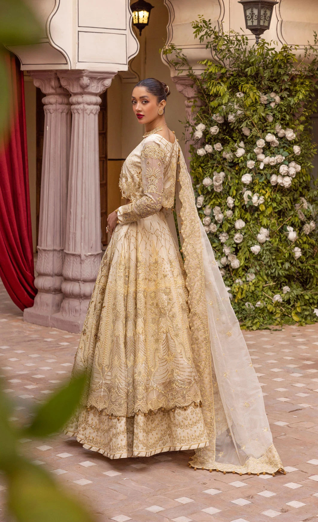 Gull e Rana D06 Net Embroidered 4 PCs – Luxury Formal Wear