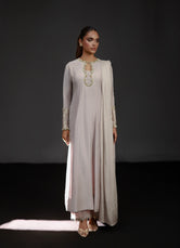 Silver Lunar Set Embroidered Pret 3Pcs