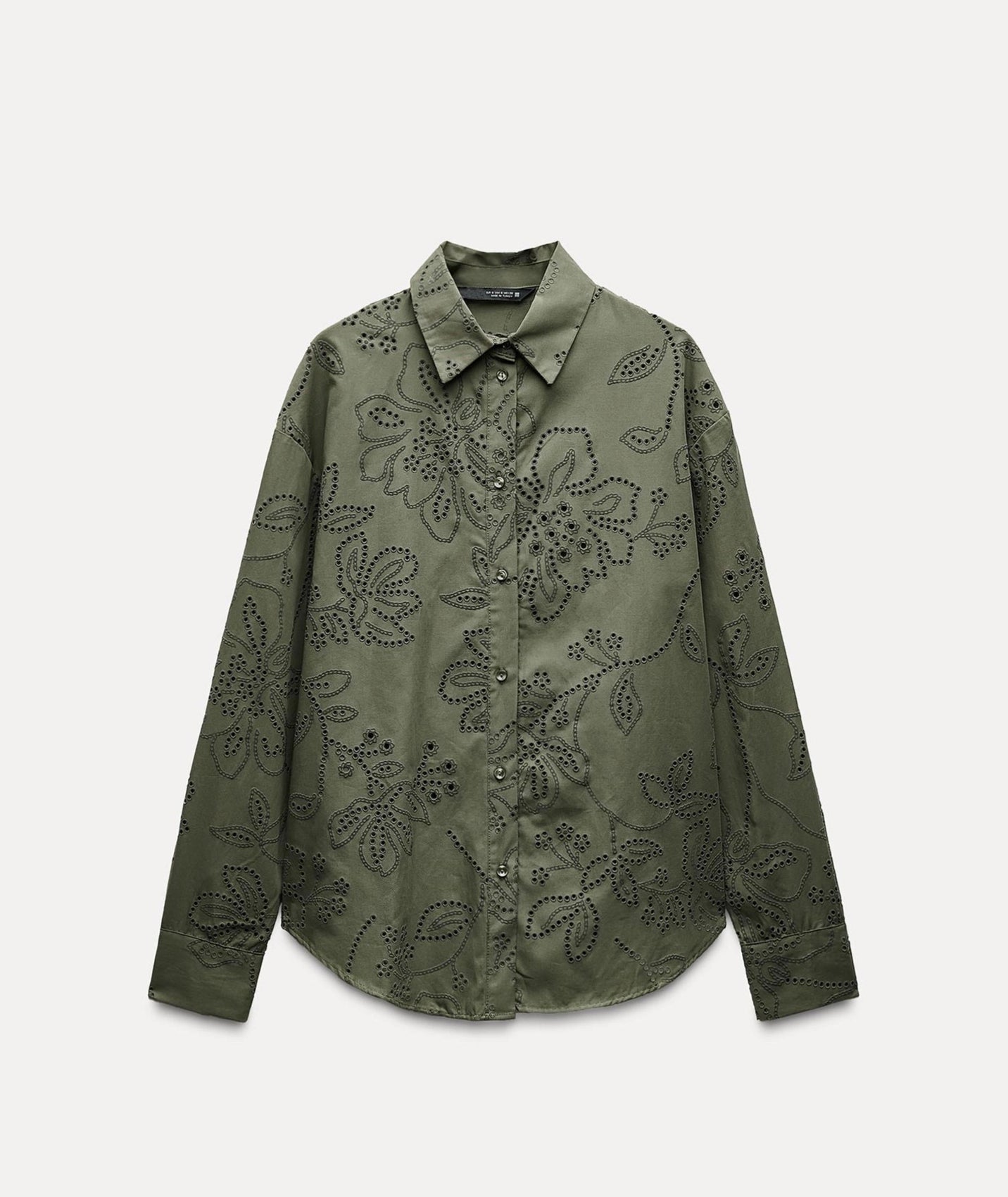 Moss Luxe Embroidered Shirt 1 PC