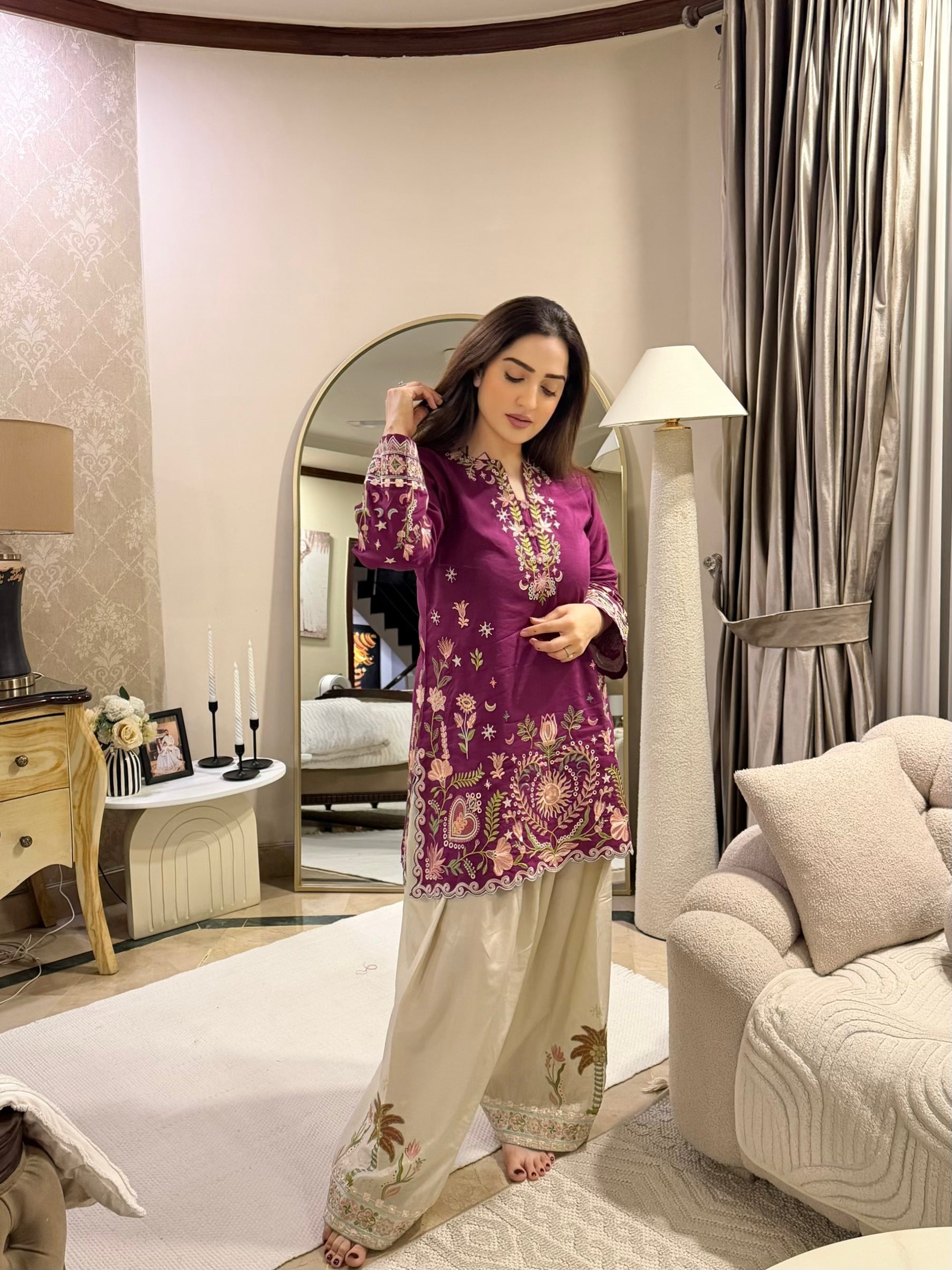 Mulberry Bloom Co-Ord Set