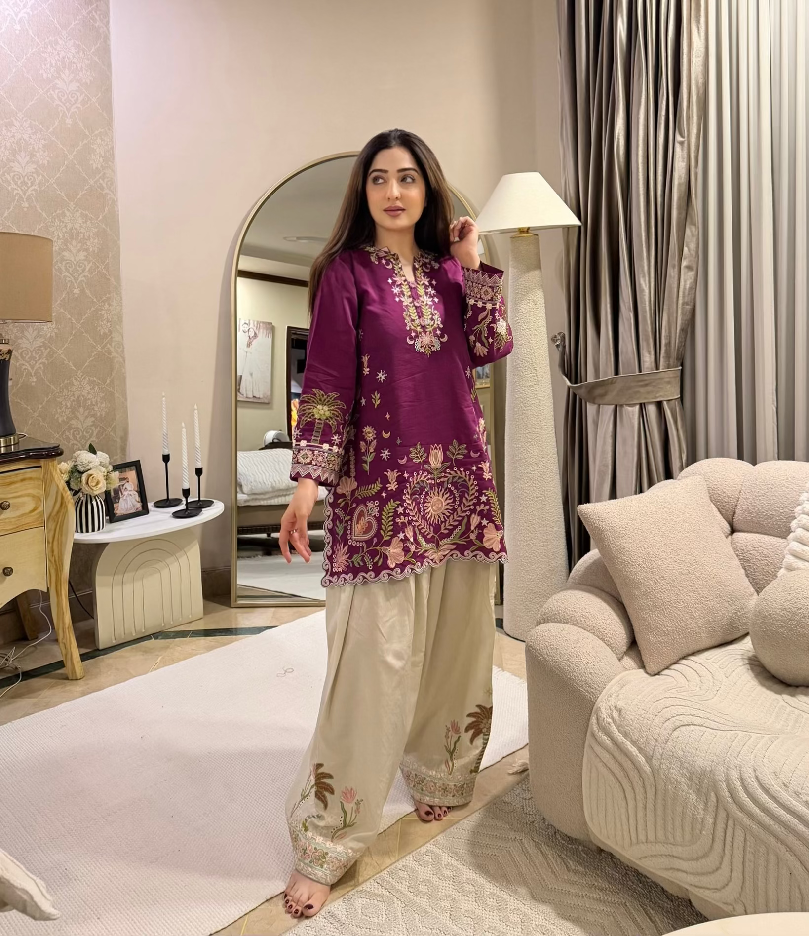 Mulberry Bloom Co-Ord Set