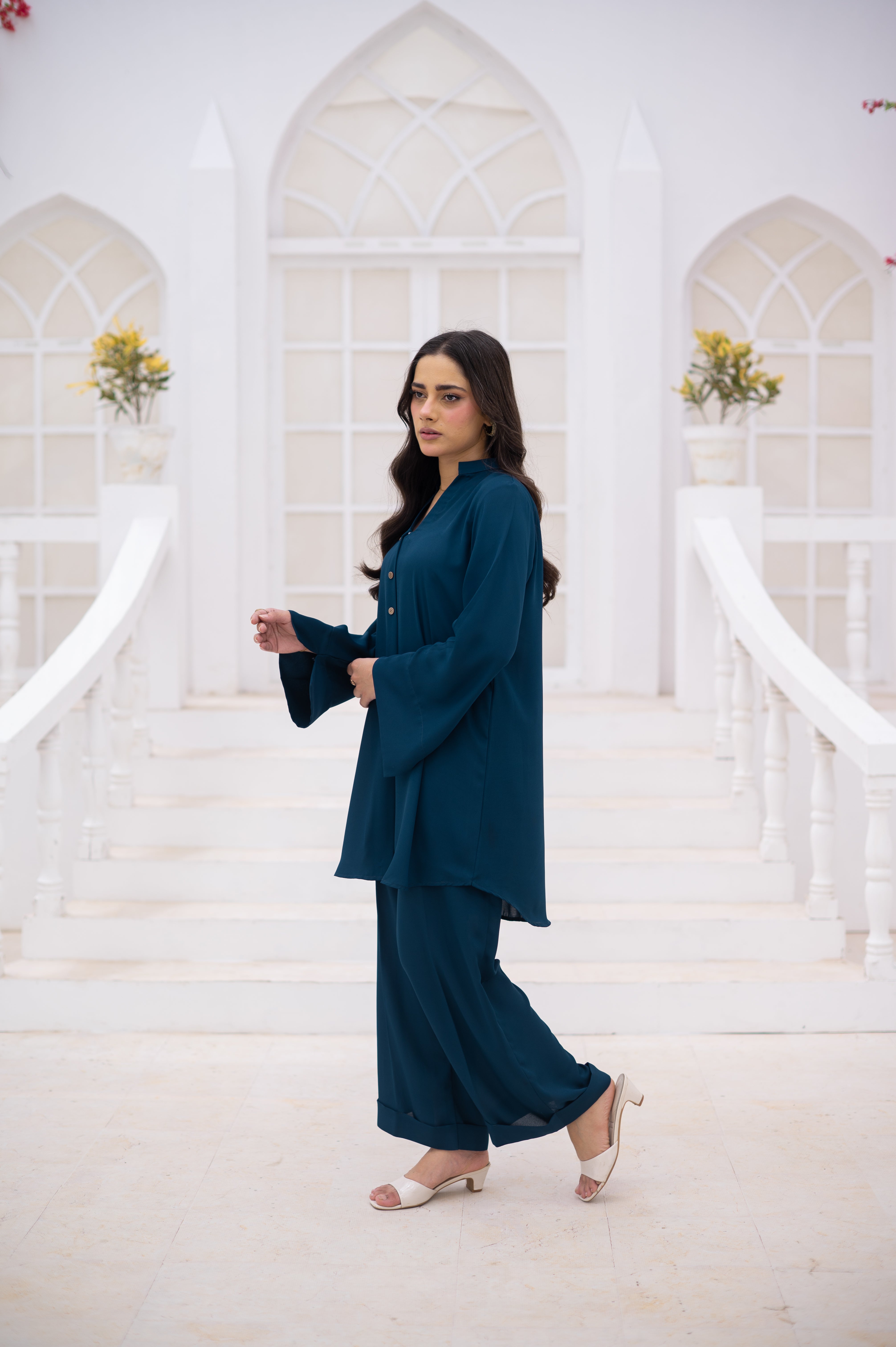 Teal Blue Co-Ord Set