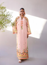 Lost in the Orange Groove Kaftan Pret 1 PC