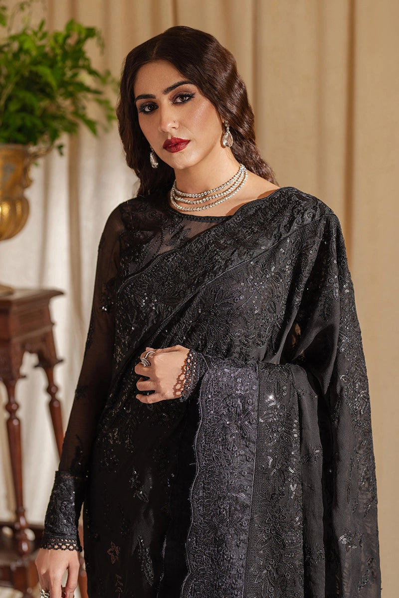 INAM EMBROIDERED CHIFFON SAREE