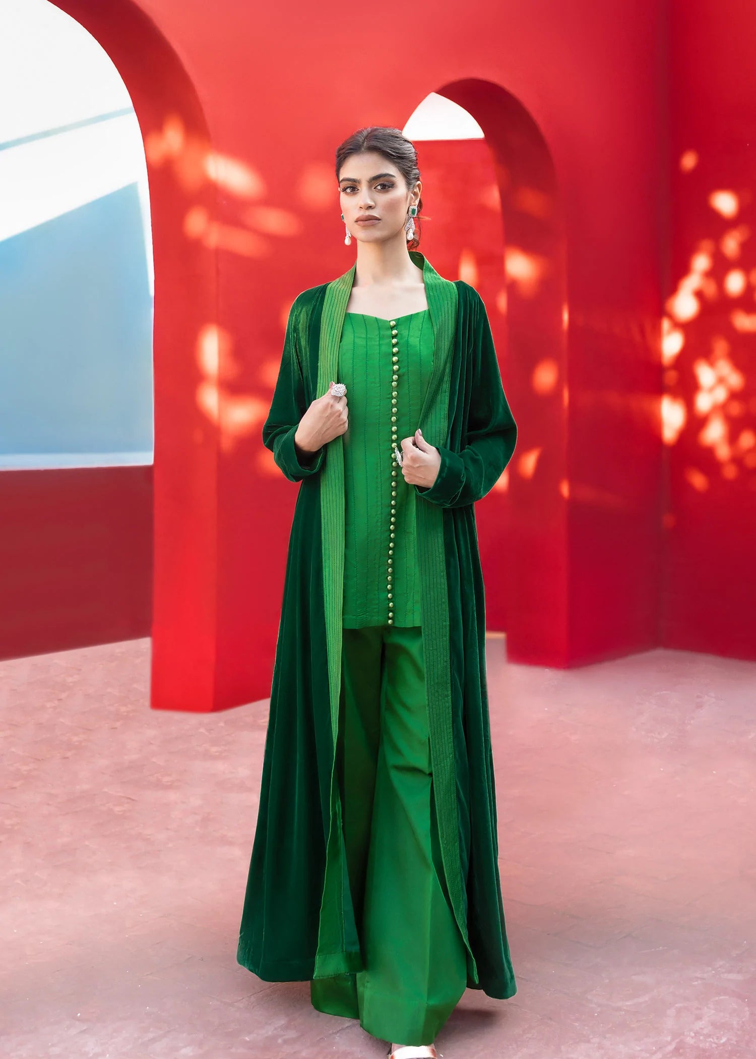 Jane Stitched 3 PCs – dureshahwar collection pakistan sale