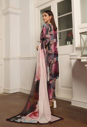 girl posing in purple dress by buraqstore traditional style