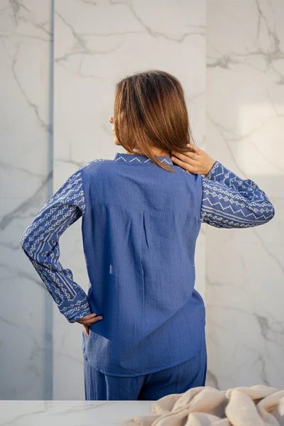 SF - 306 | Royal Blue Co Ord Set