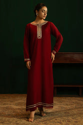 FireBrick Silk Pret 2 PCs