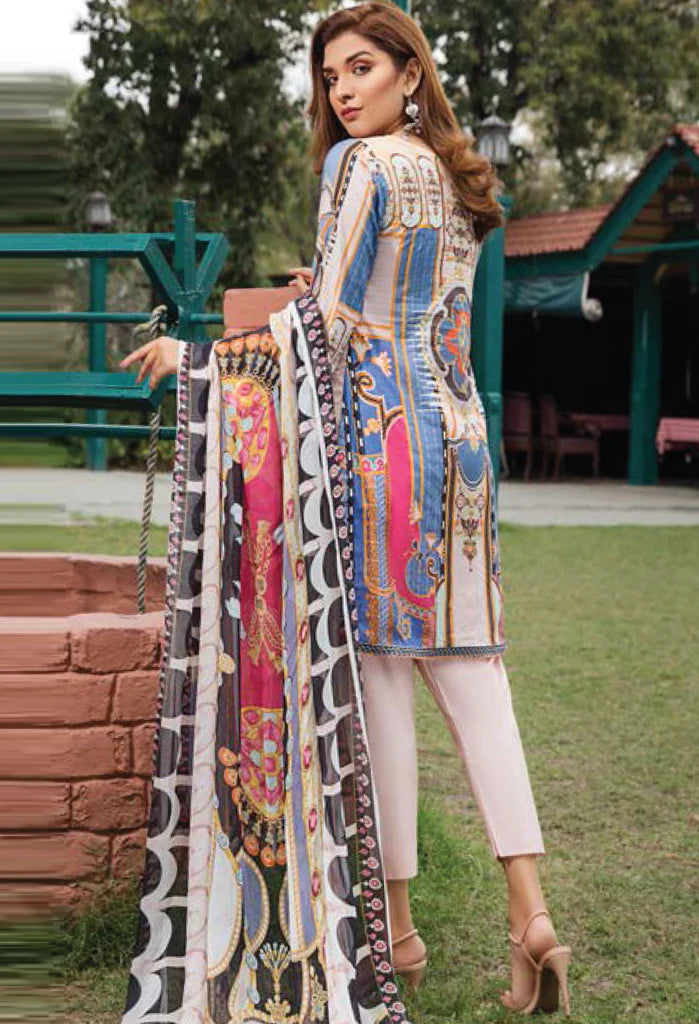 NHC-07 3PCs Luxury Lawn