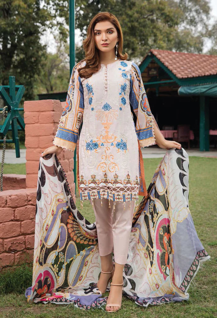 NHC-07 3PCs Luxury Lawn