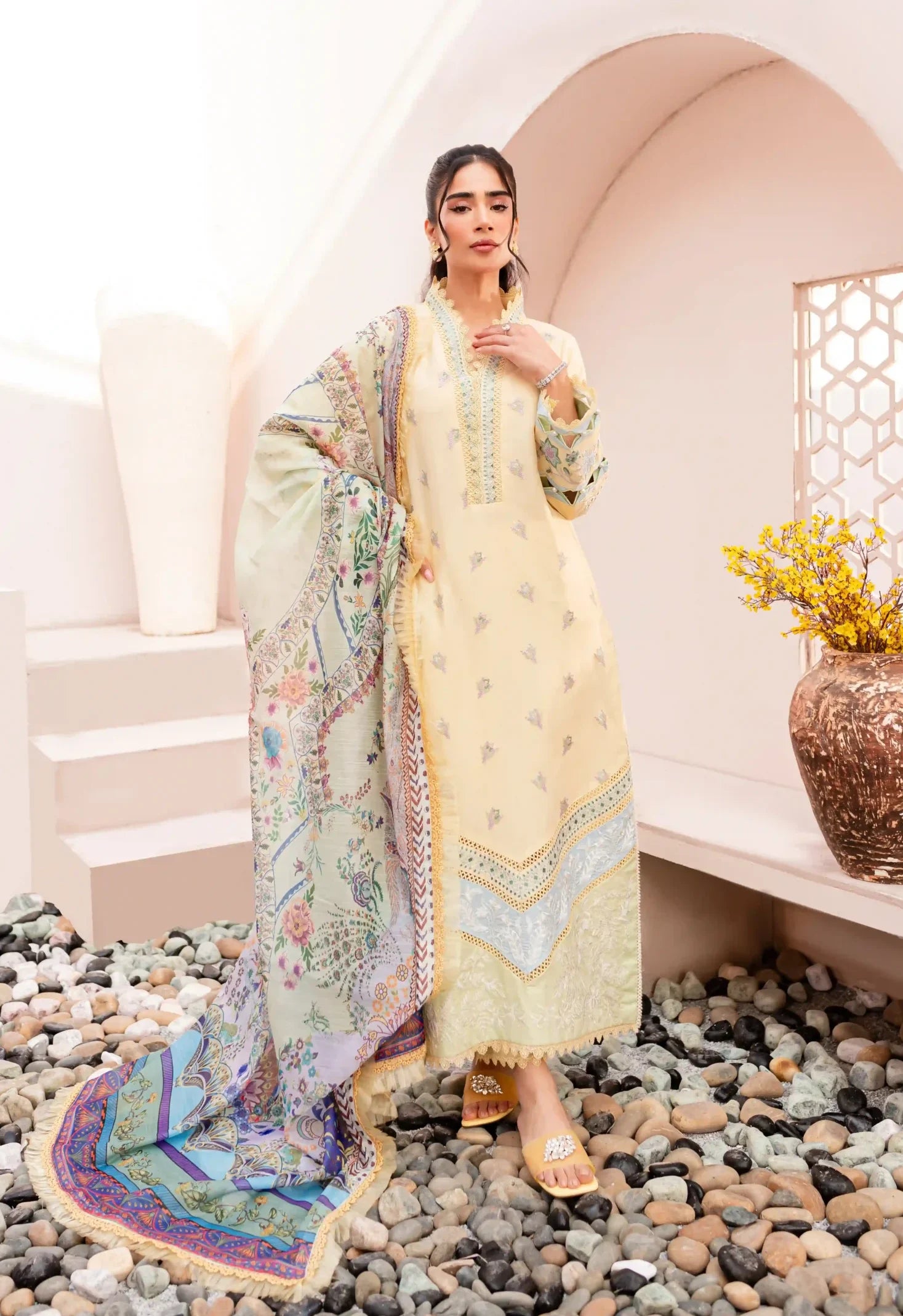 NURA LAWN UNSTITCHED 3 PCs