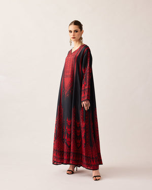 Raven Rouge Maxi 2Pcs Trendy Cotton Maxi Dress Design