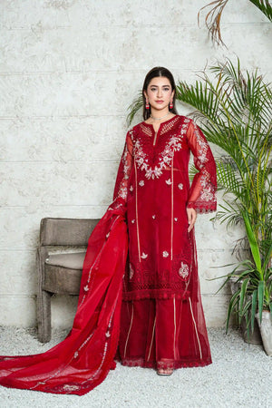 Rosey Organza – Trendy Sleeves Style | Buraq