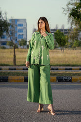 SF - 304| Elegant Green Co Ord Set