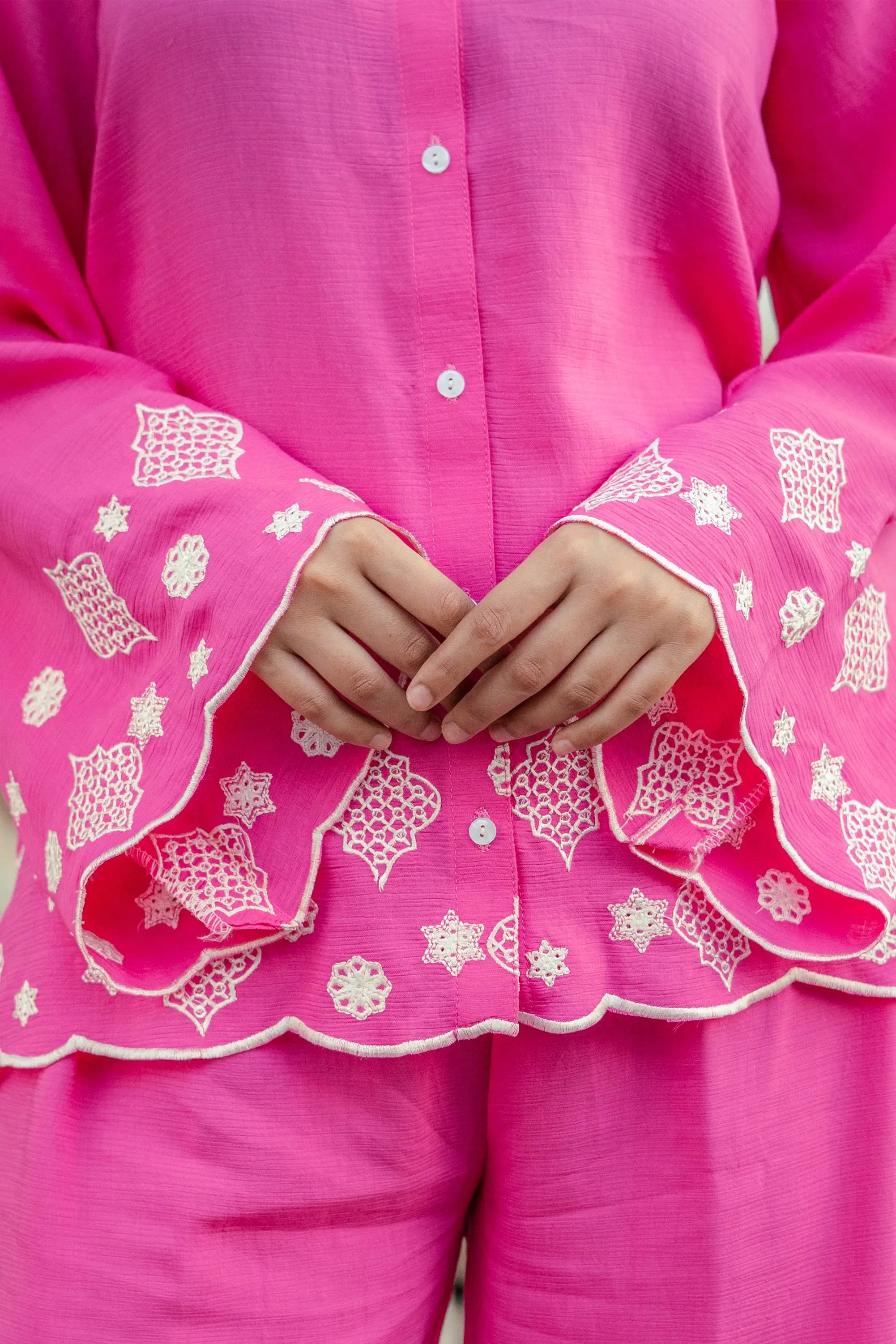 SF - 303| Fuchsia Pink Co Ord Set