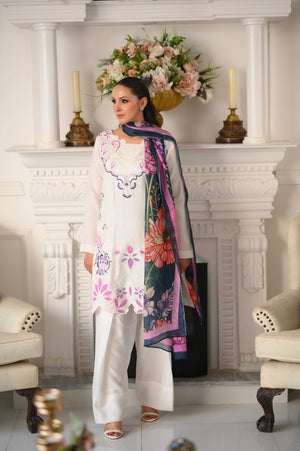 Silk Pret 3 PCs Elegant Luxury Dress