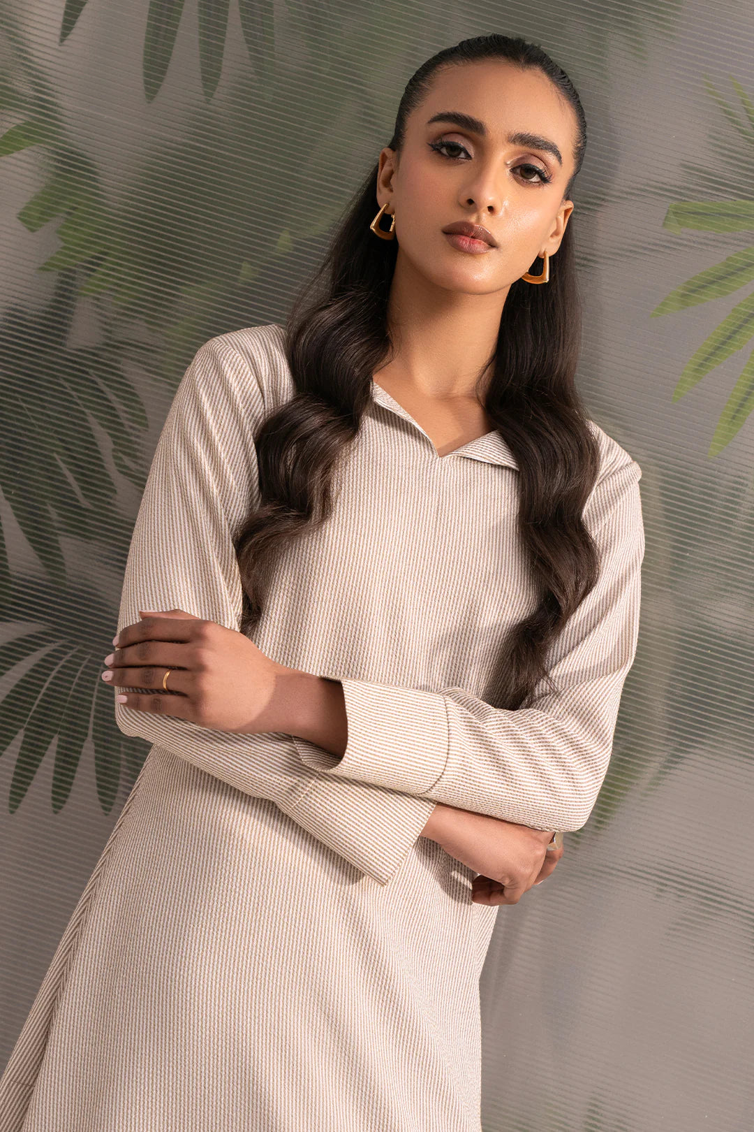 Stripy Dress – Western Top Style for Ladies