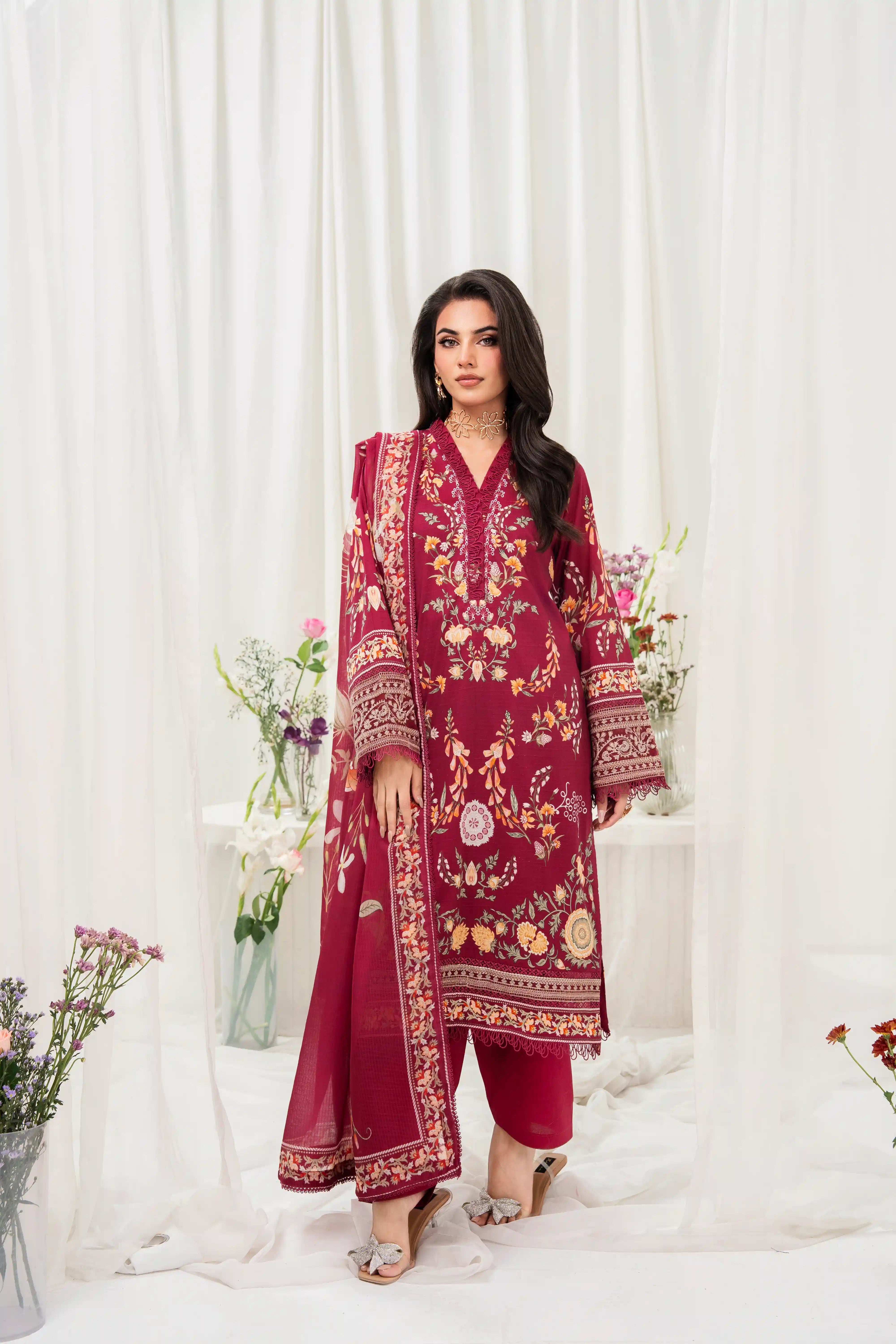 Blushreed Lawn 3Pcs