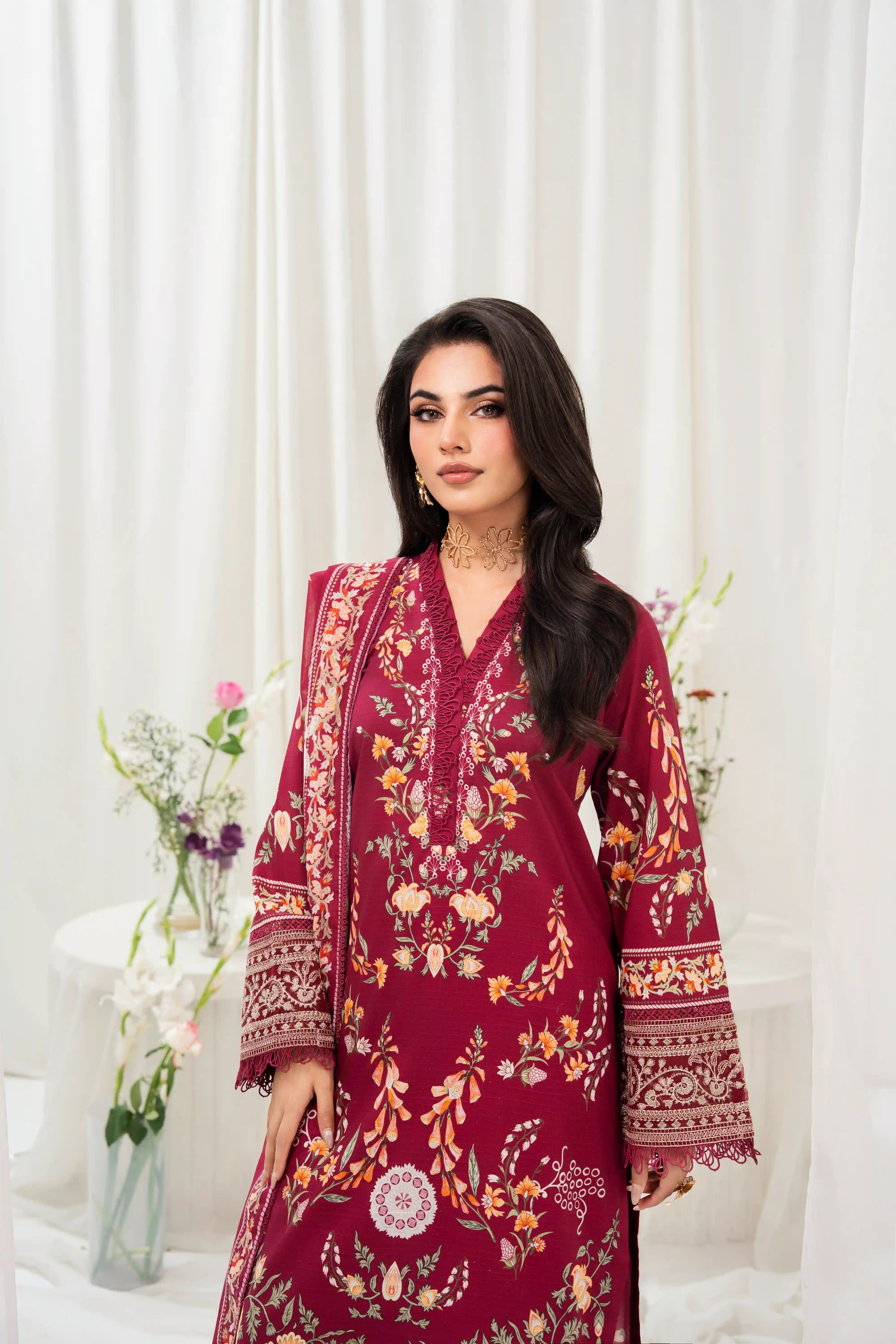 Blushreed Lawn 3Pcs