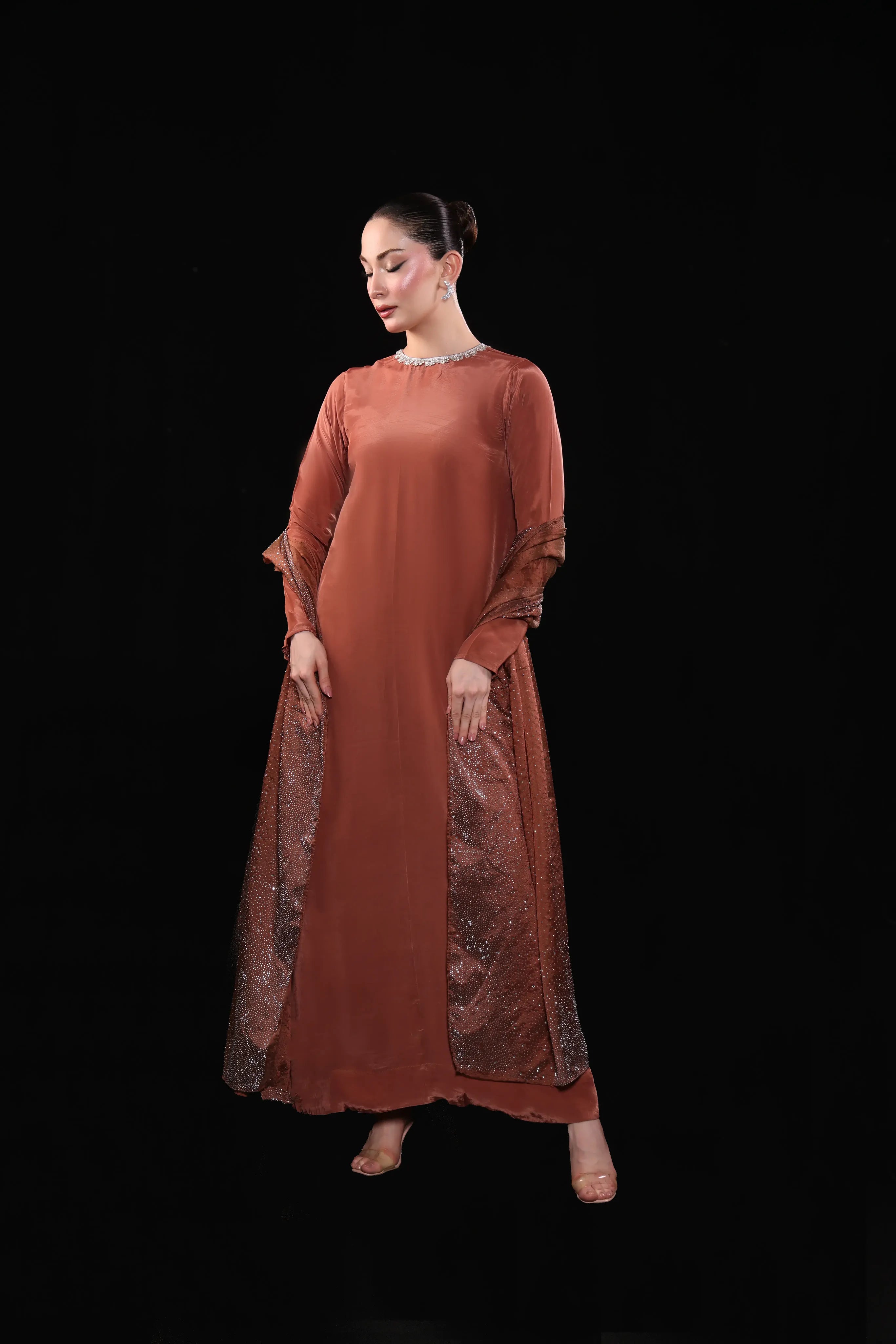 The Signature Silk Embroidered 3Pcs