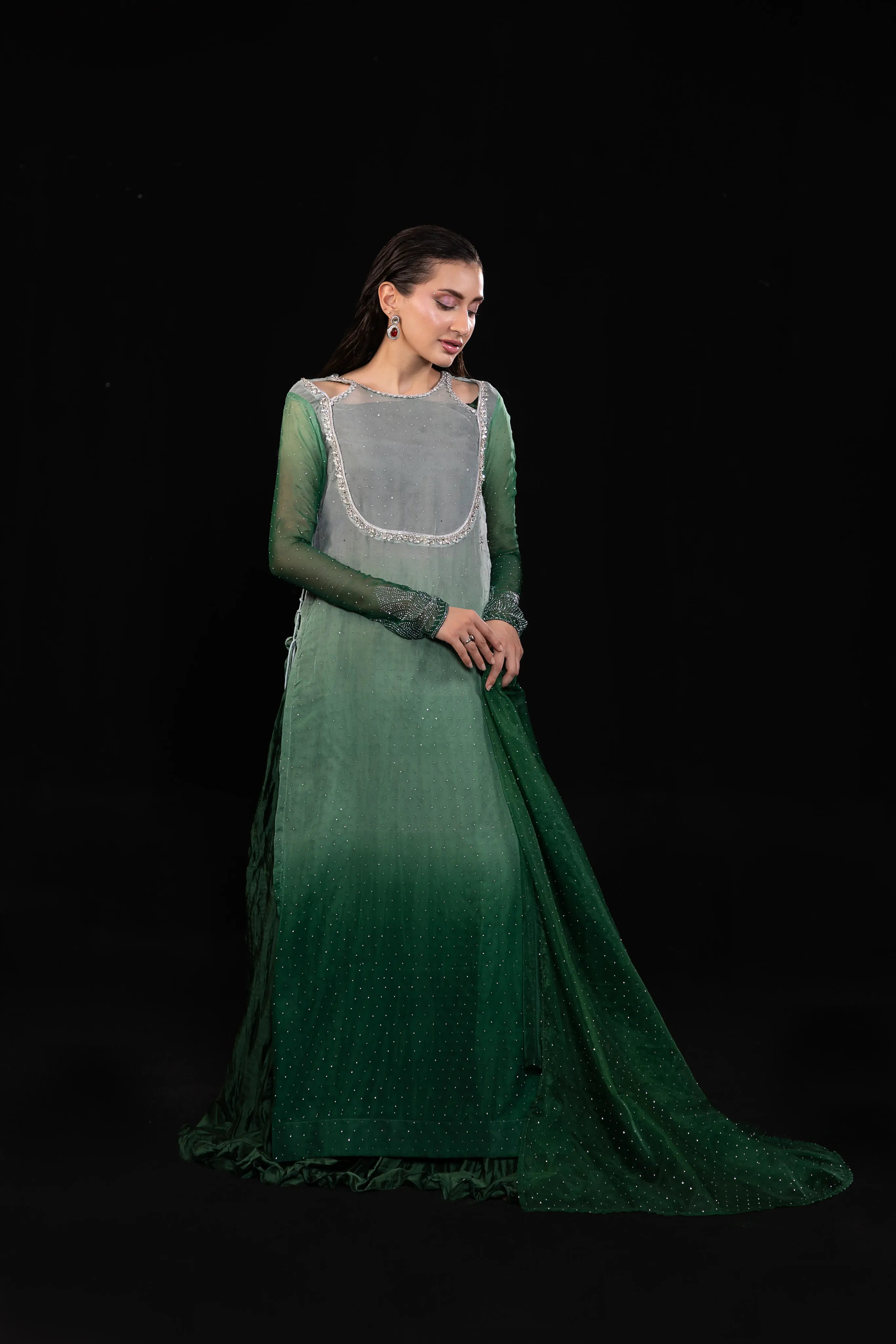 The Trendsetter Chiffon Embroidered 4Pcs