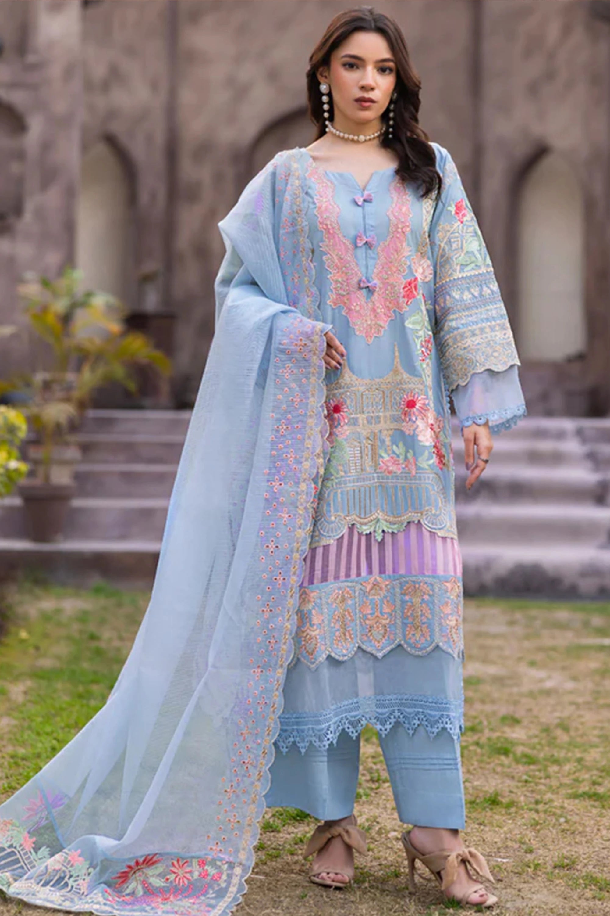 Sky Blossom Pret 3-Pieces Set