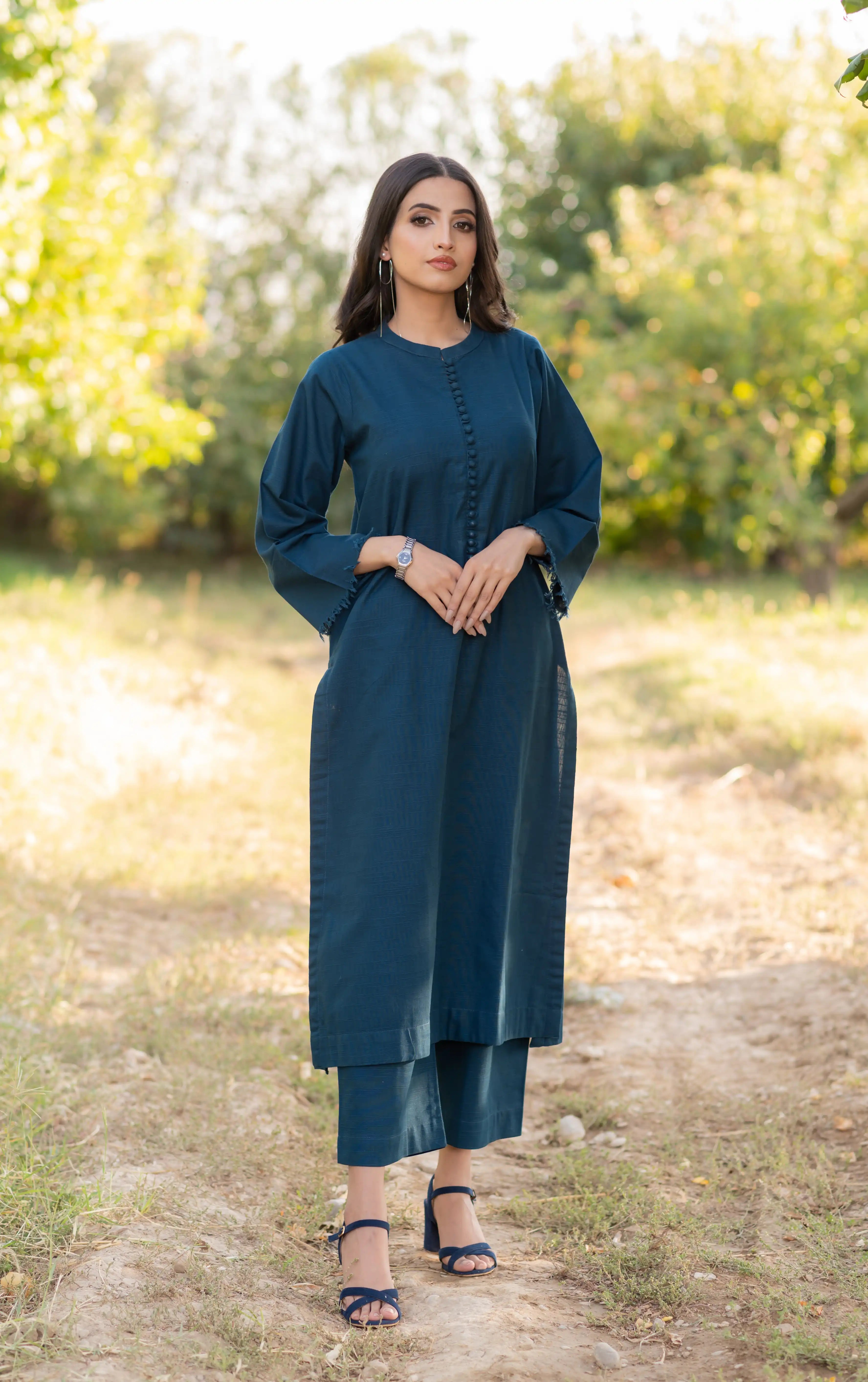 Zarqa Khaddar Co Ord Set