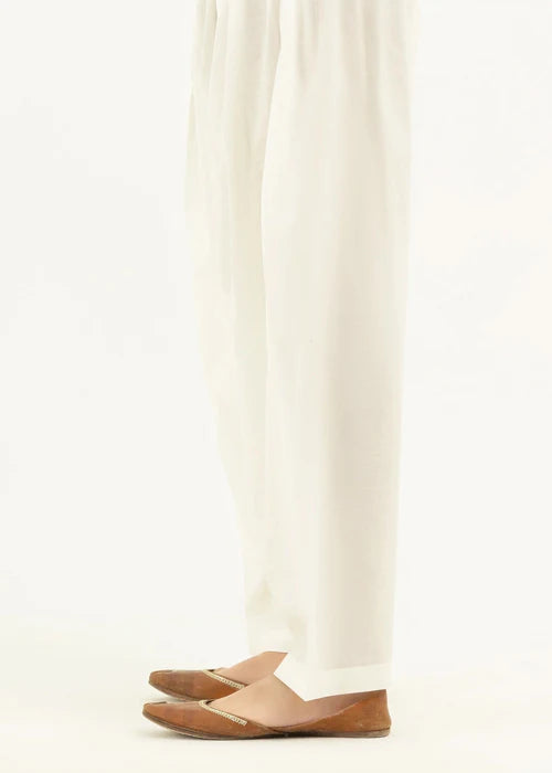 cambric shalwar white - Stitched