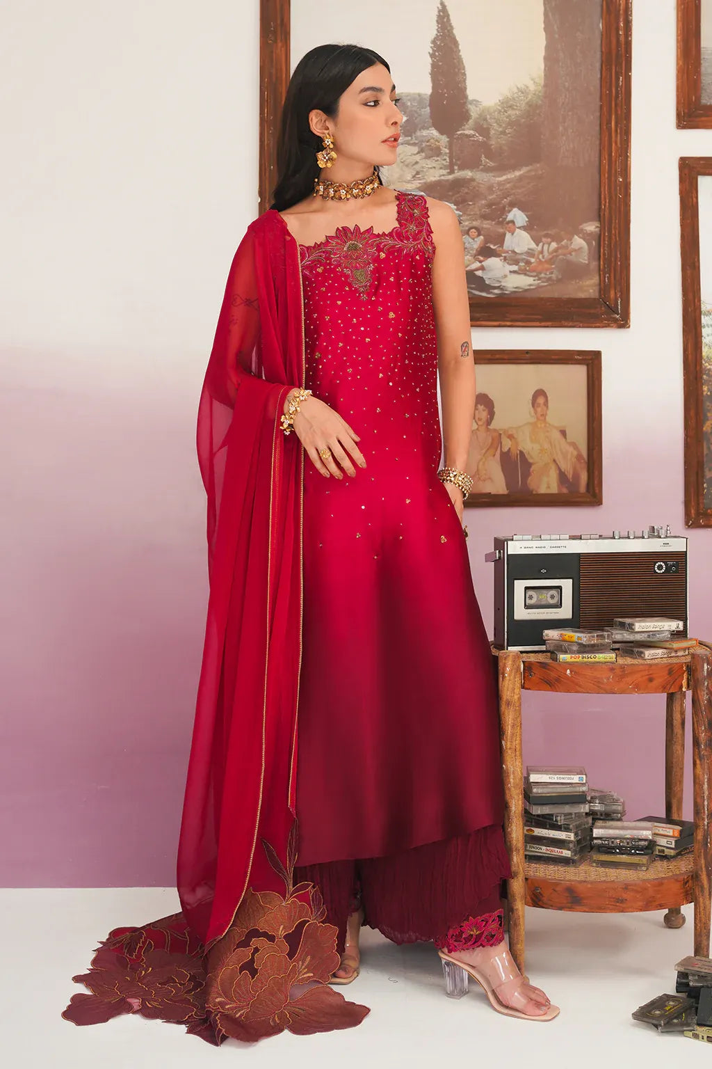 SHAMAH E MEHFIL 3Pcs LUXURY PRET