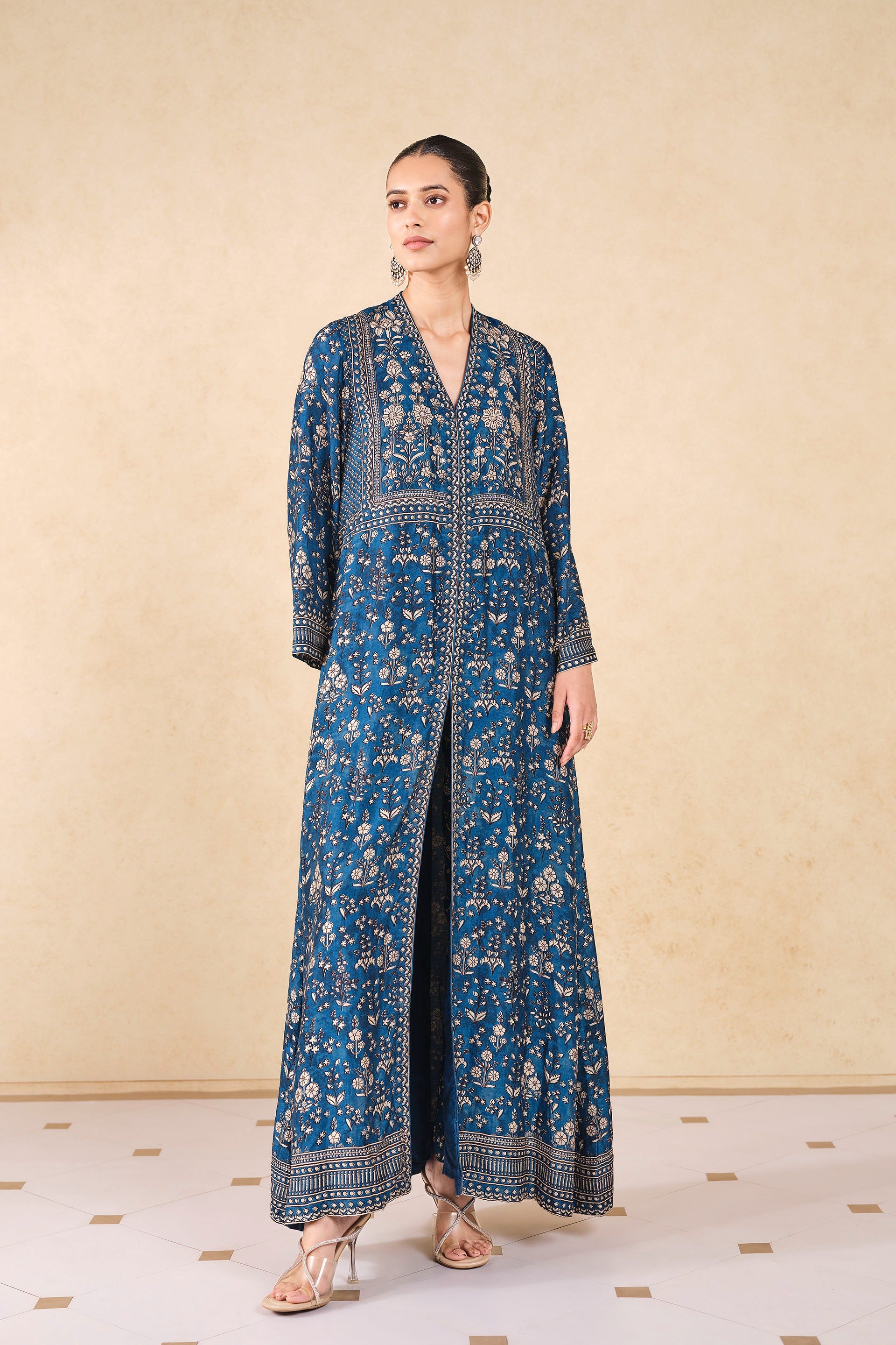 Mahveen Lawn Silk Set