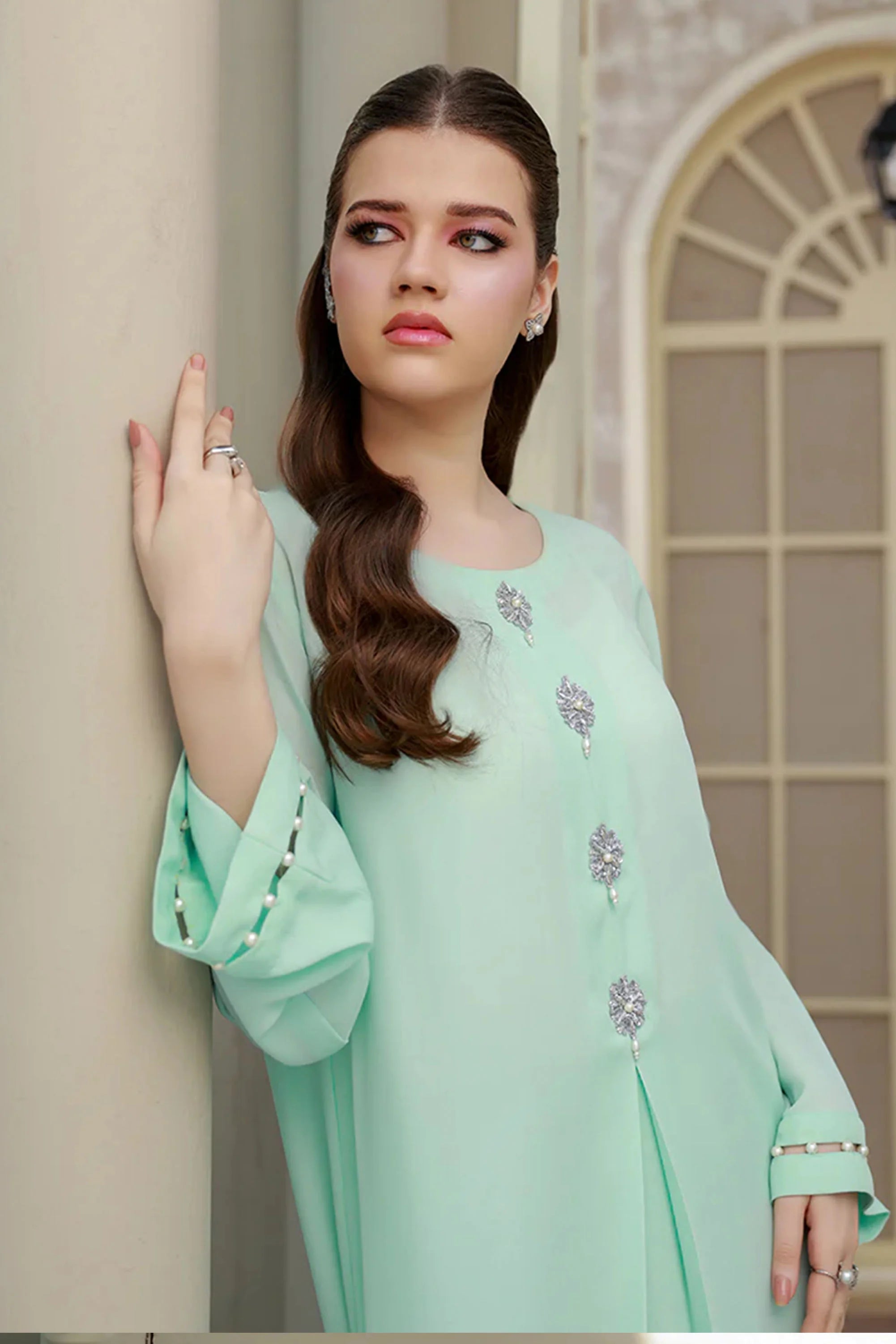 Stylish georgette co ord sets for women by Buraqstore modern outfit online