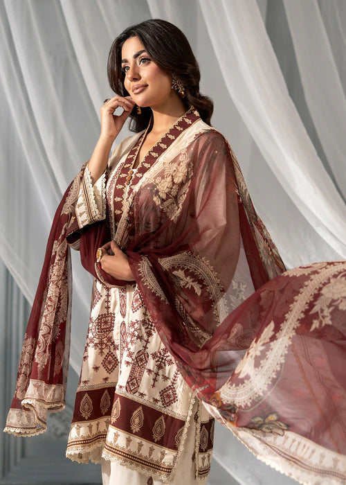Beige Rose Linen 3 Pcs