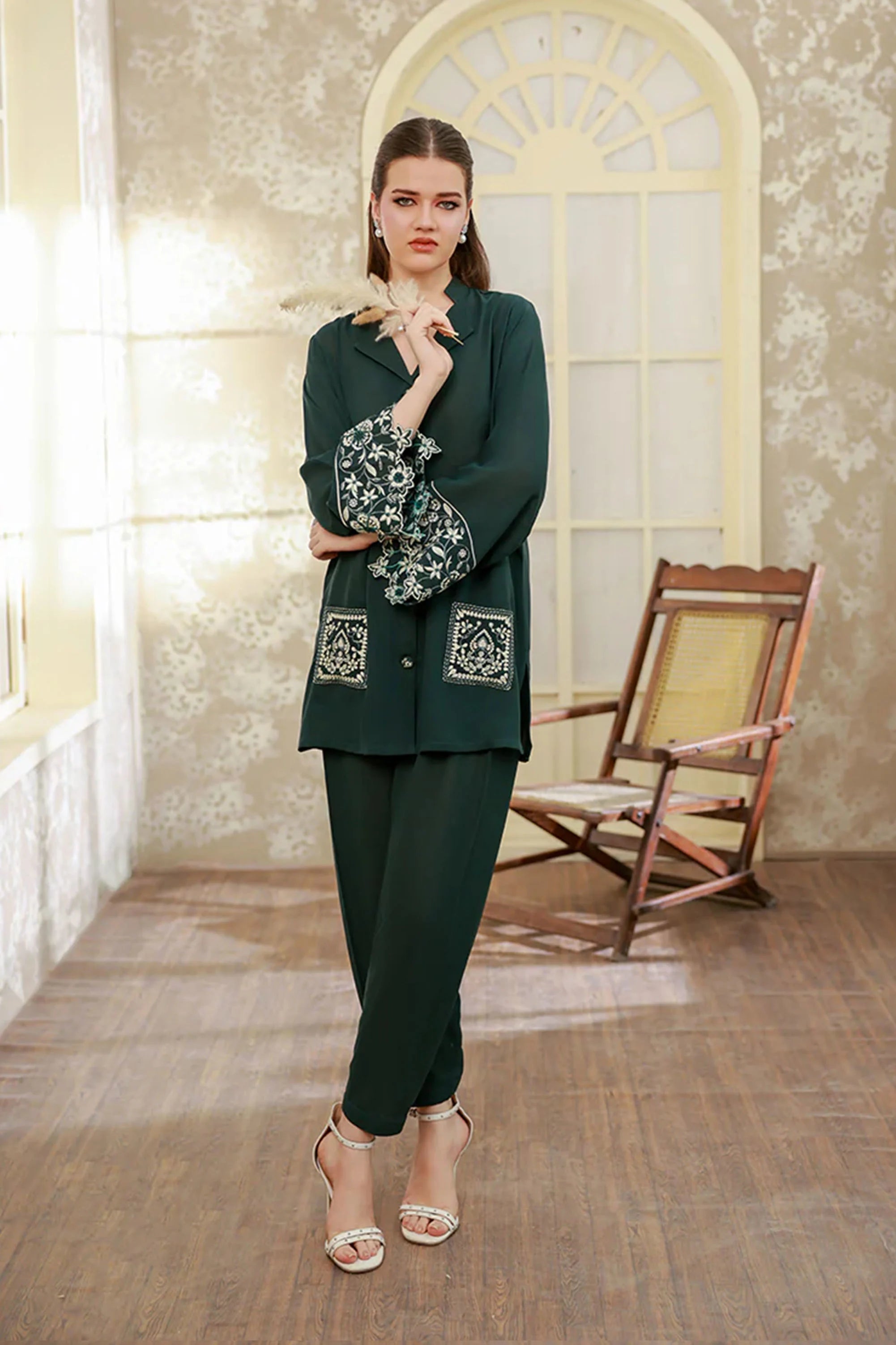 Mosswood Double Georgette 2PCs