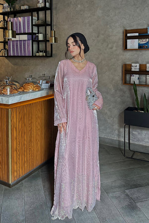 Silk kaftan online Pakistan premium kaftan dresses Pakistan BuraqStore