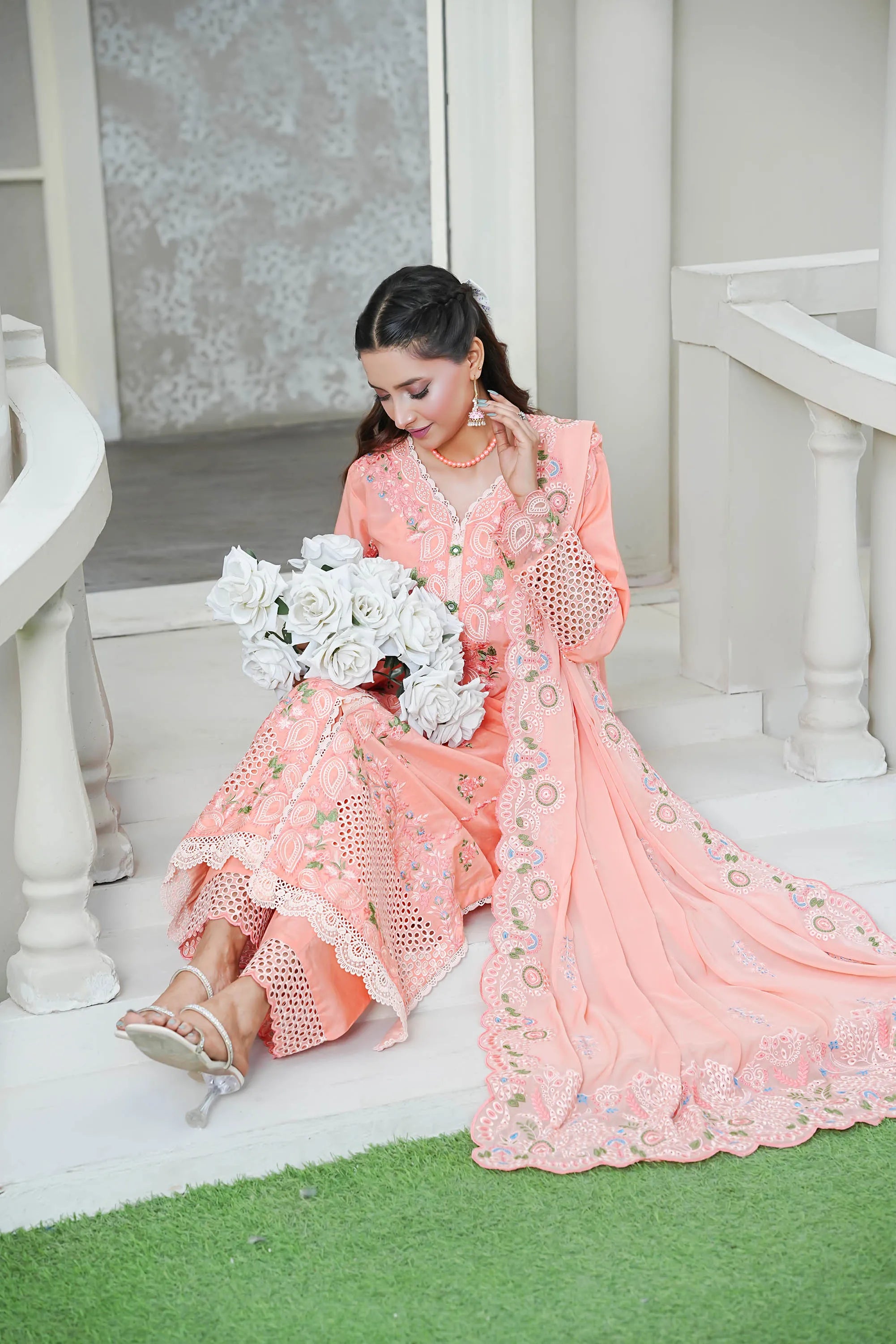 Buraq Store summer collection sale tropical mist outfit with breathable fabric